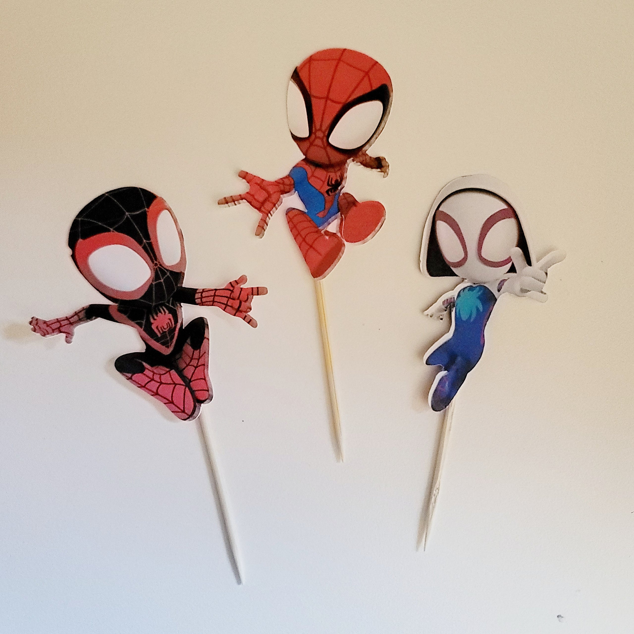 Craft: Spider-Man Cupcake Toppers - See Vanessa Craft